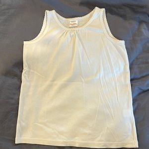 EUC Hanna Andersson white Pima cotton tank
